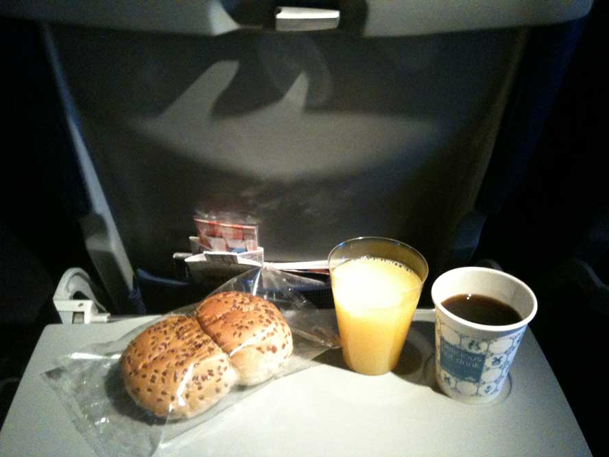 Flygplansfrukost