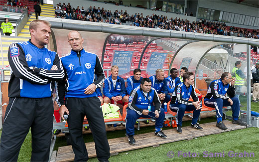 Värnamo båda huvudtränare Glenn Ståhl och Tony Johansson