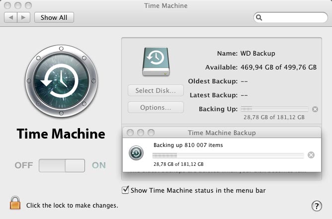 Time Machine Backup