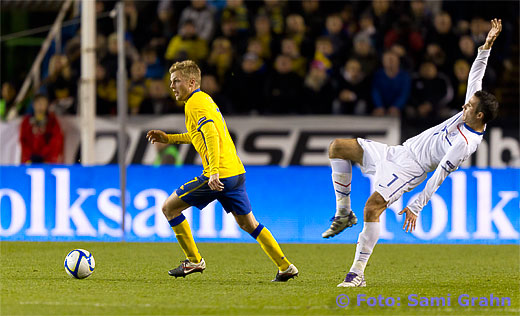 Sverige 7 Sebastian Larsson och Holland 7 Robin van Persie