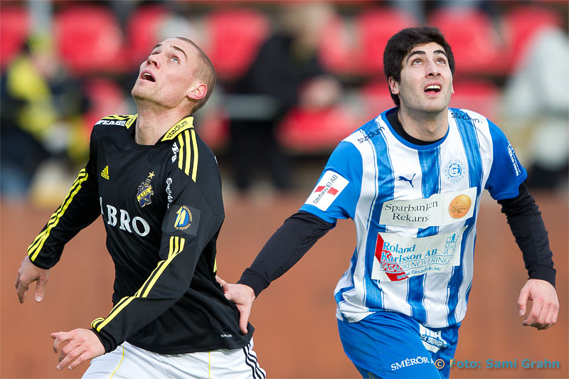 AIK 20 David Fällman och Eskilstuna 8 Tomas Karlsson