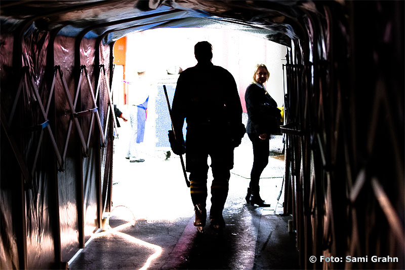 AIK 10 Richard Gynge i spelartunneln