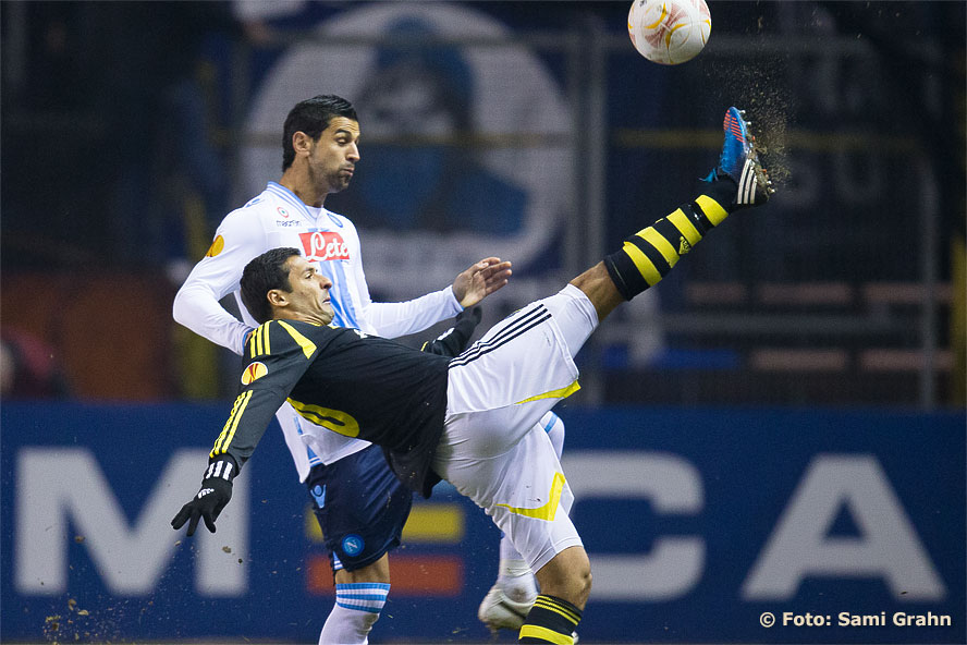 AIK 10 Celso Borges och Napoli 20 Blerim Dzemaili