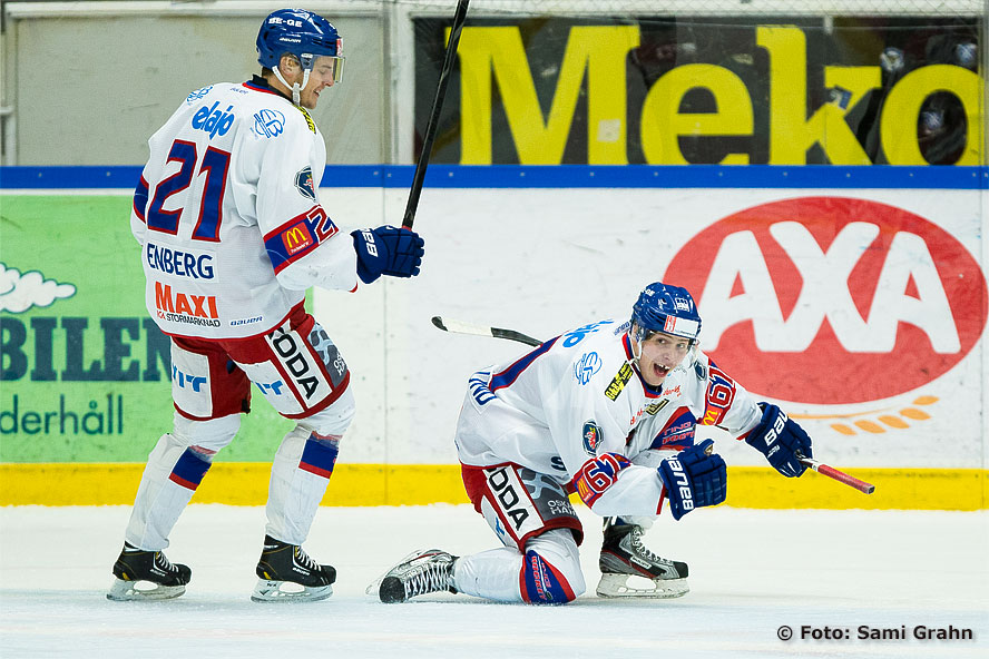 Oskarshamn 61 Mattias Granlund gör sitt första mål i Hockeyallsvenskan