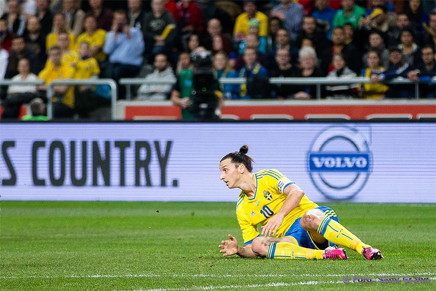 Sveriges nr 10 Zlatan Ibrahimovic