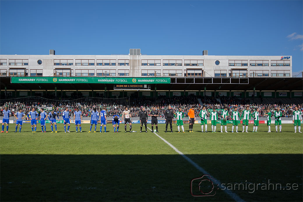 Söderstadion badade i sol