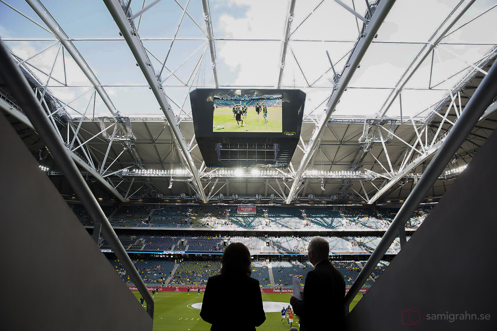 Fotboll ur ett fågelperspektiv