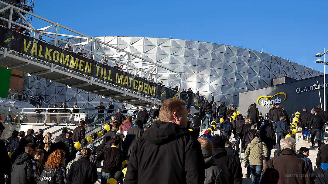 Friends Arena före match