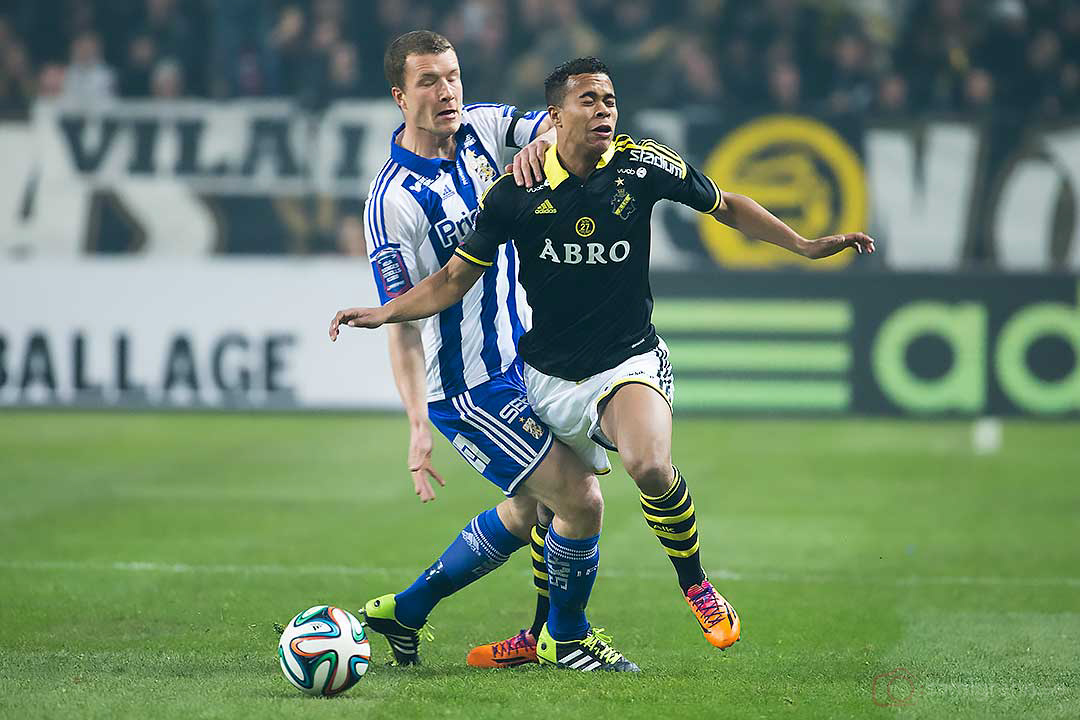 IFK Göteborg Jakob Johansson och AIK Robin Quaison