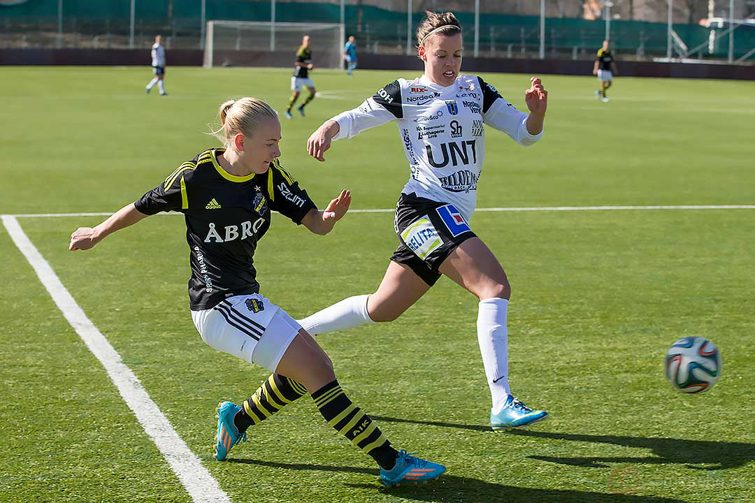 AIK Sarah Storck och Sirius Julia Lyckberg 