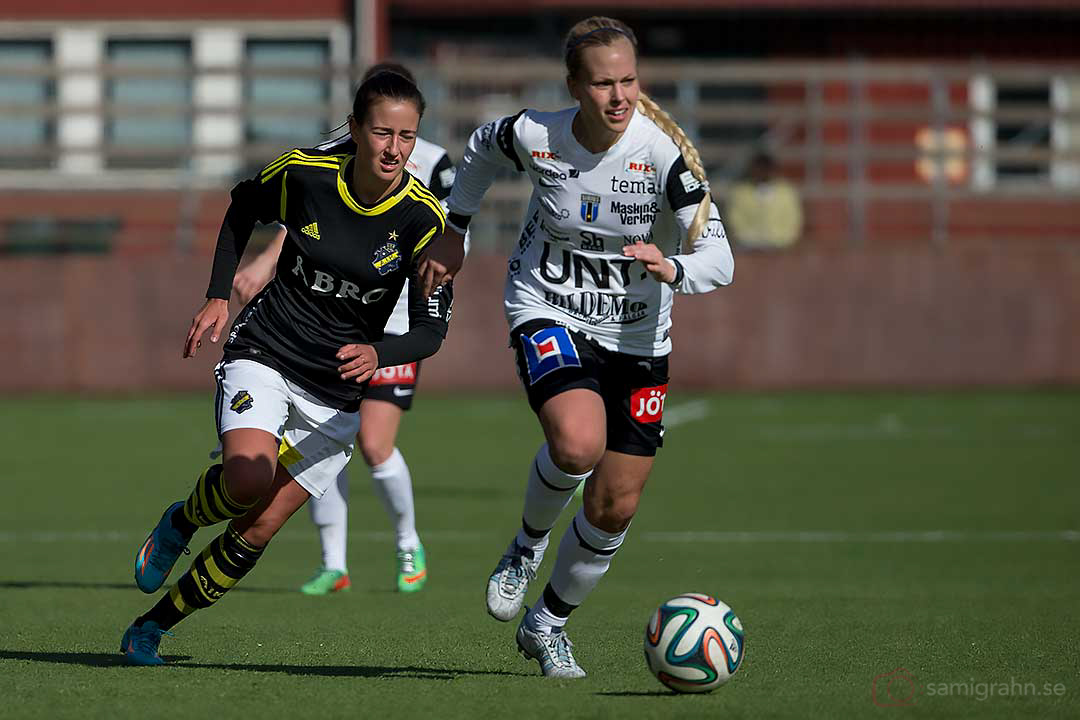 AIK Daniella Novaković och Sirius Mikaela Björklund 