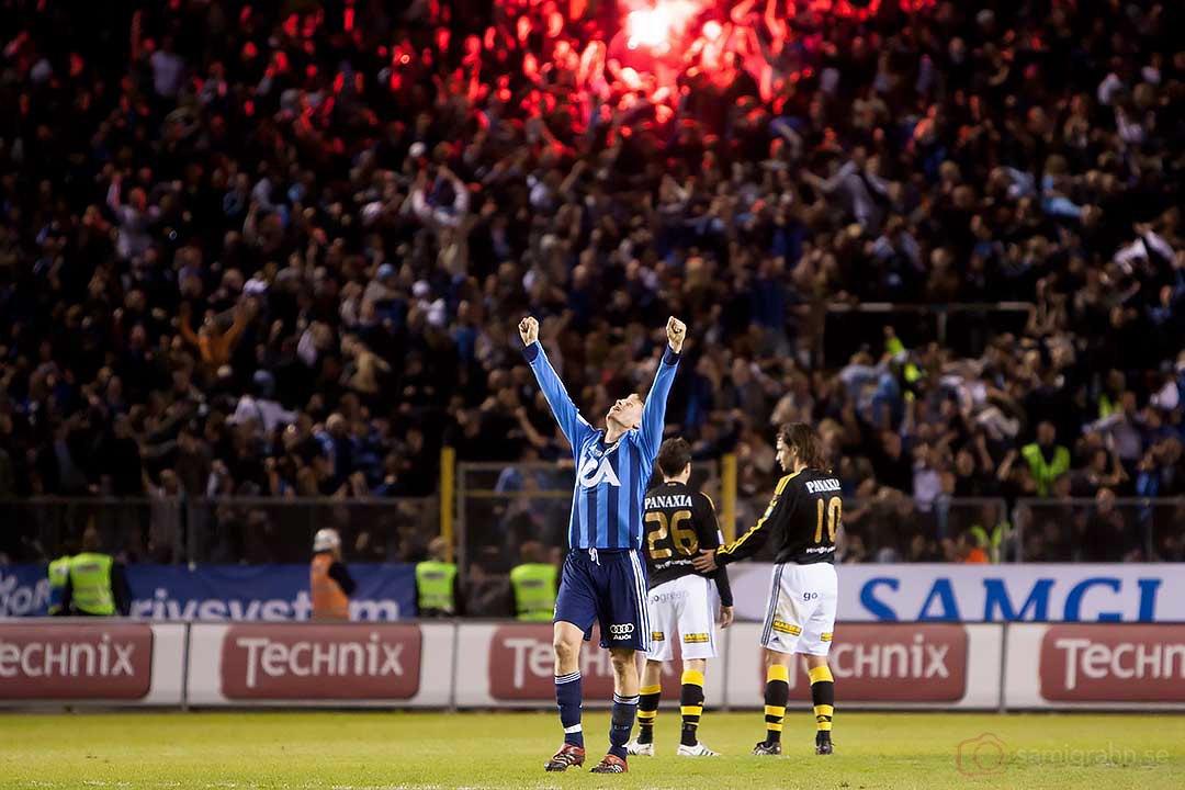 Djurgården lyckades kvittera till 1-1 innan matchen var slut