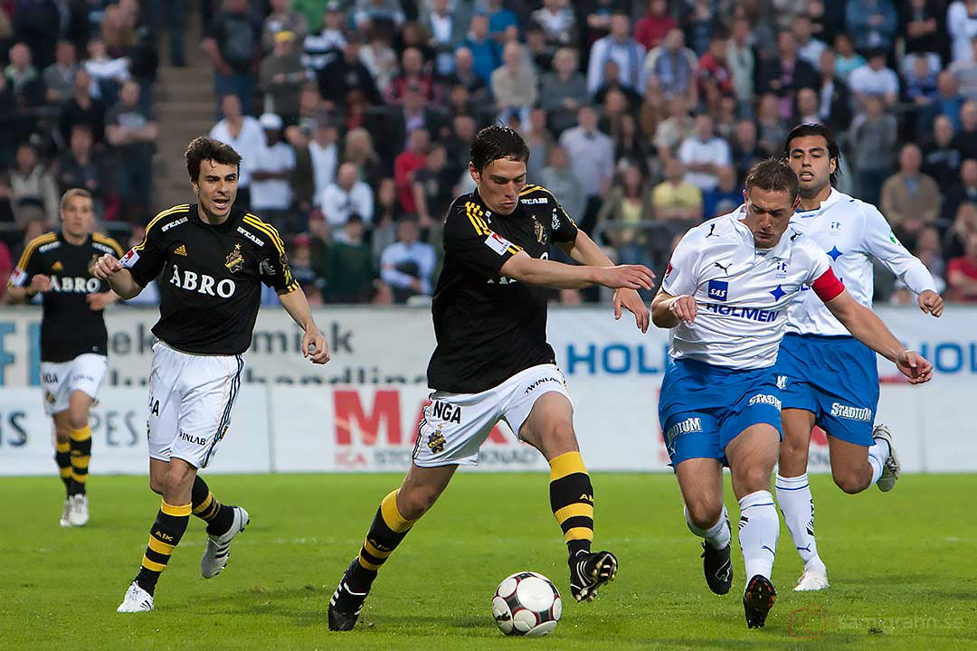AIK Miran Burgič och IFK Norrköping Mikael Roth
