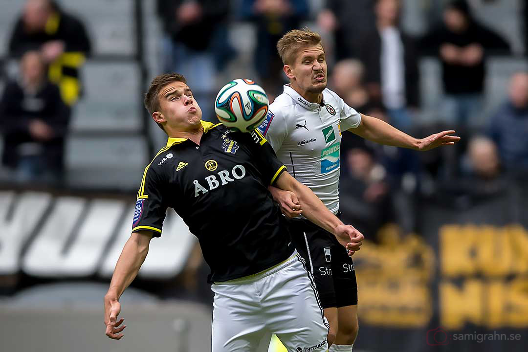 AIK Eero Markkanen och Örebro Daniel Björnquist 