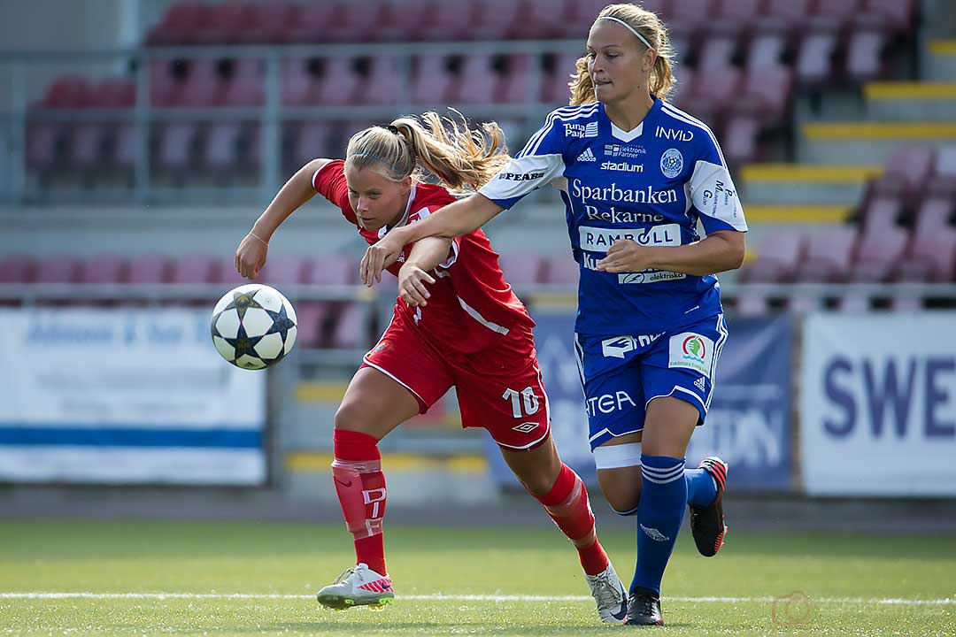 DIF Madeleine Stegius och Eskilstuna Frida Svensson