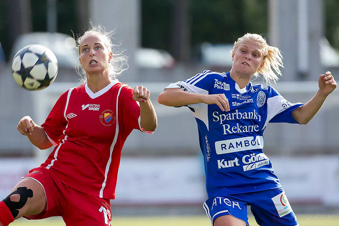 DIF Linda Lundberg och Eskilstuna Erika Blomstrand 