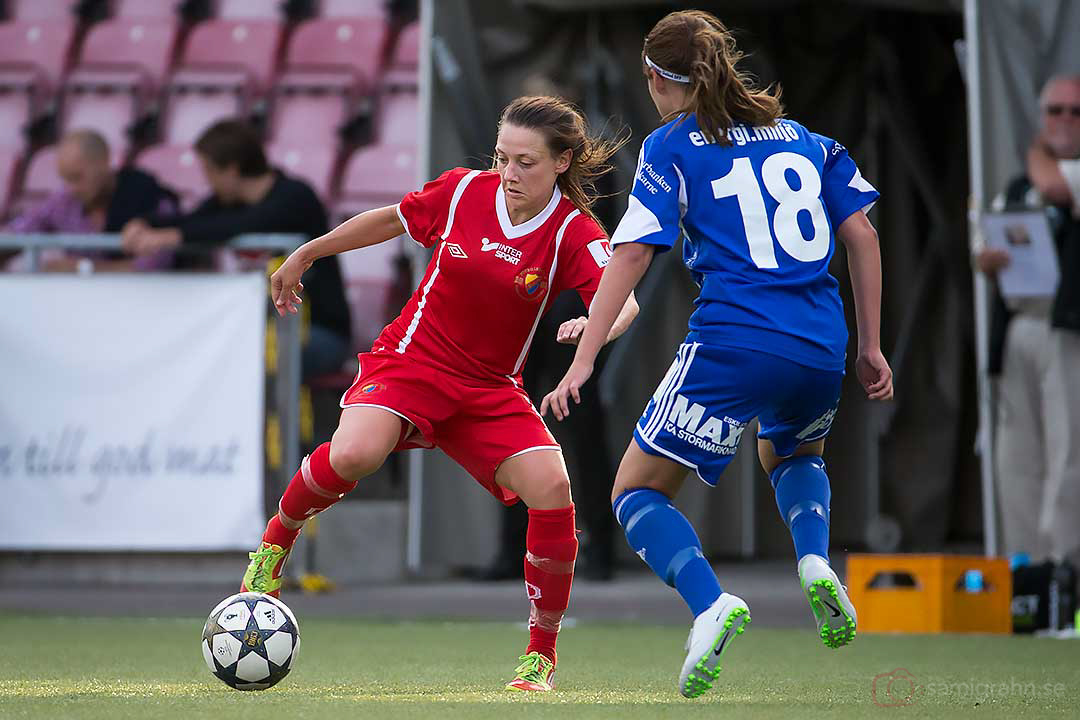 DIF Sofia De Besche och Eskilstuna Victoria Gustafsson