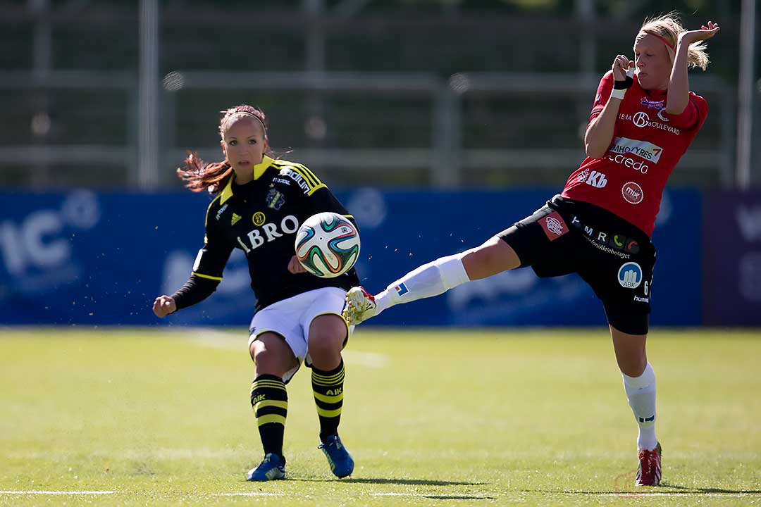 AIK Malin Levenstad och Kristianstad Linnea Liljegärd