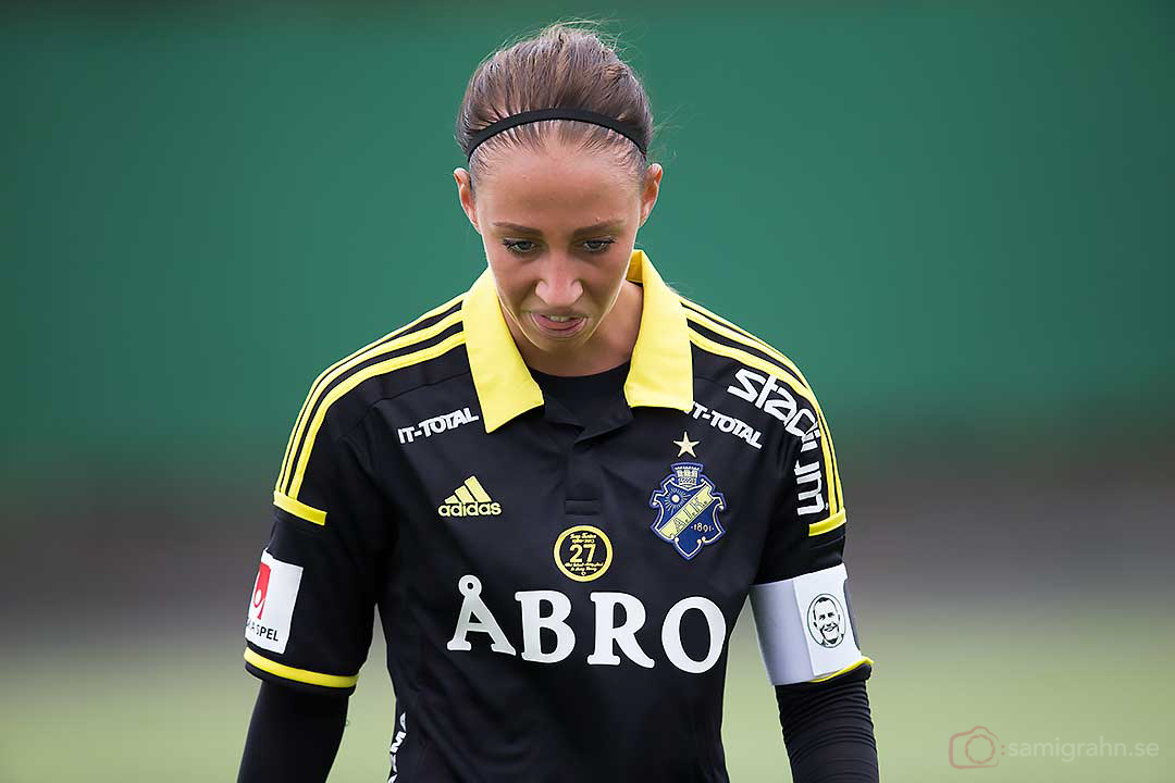 AIK Petra Andersson missnöjd med resultatet