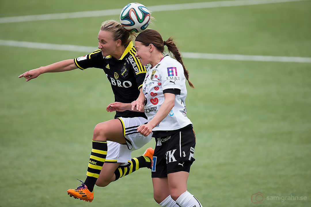 AIK Emma Lundh och Umeå Elin Landström