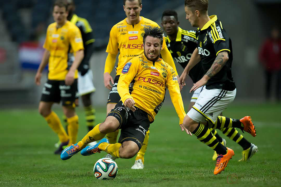 Elfsborg Mikkel Beckmann och AIK Alexander Milošević