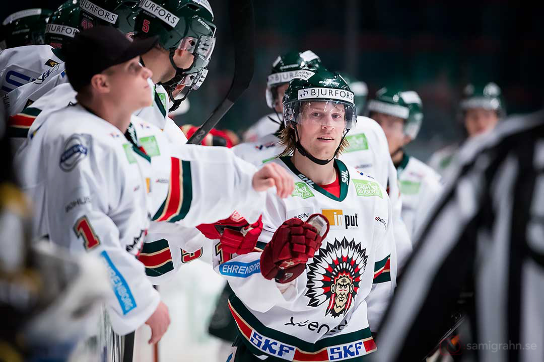 Frölunda Mathis Olimb passade fram Magnus Kahnberg till kvittering 3-3