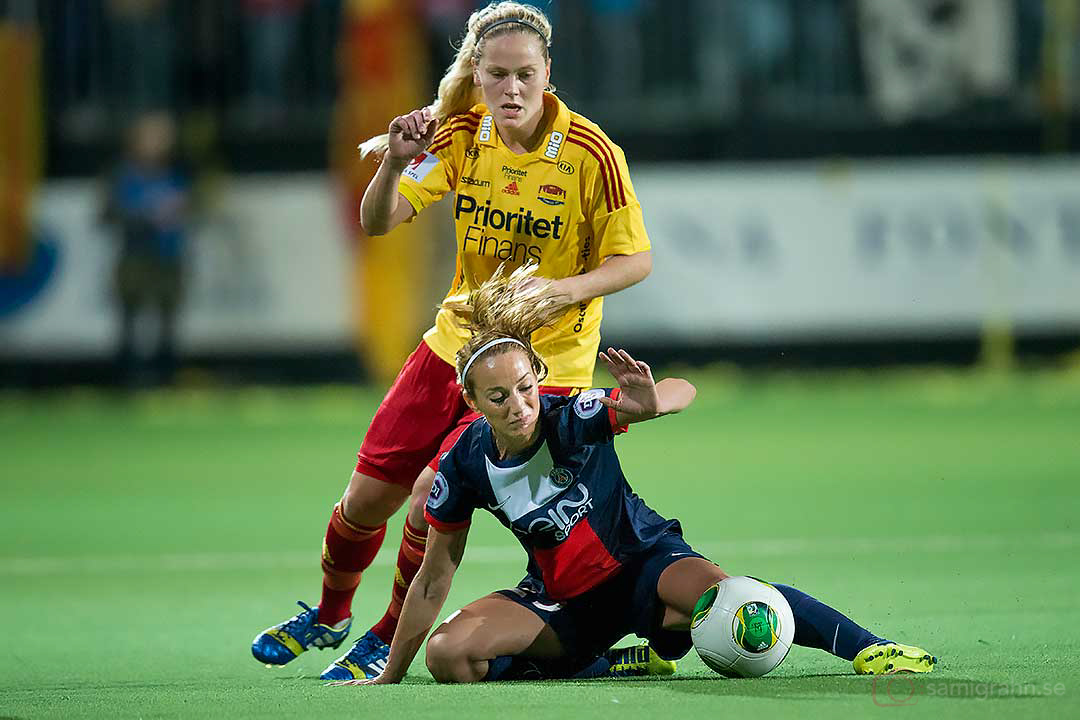 Tyresö Lisa Dahlqvist och PSG Kosovare Asllani 