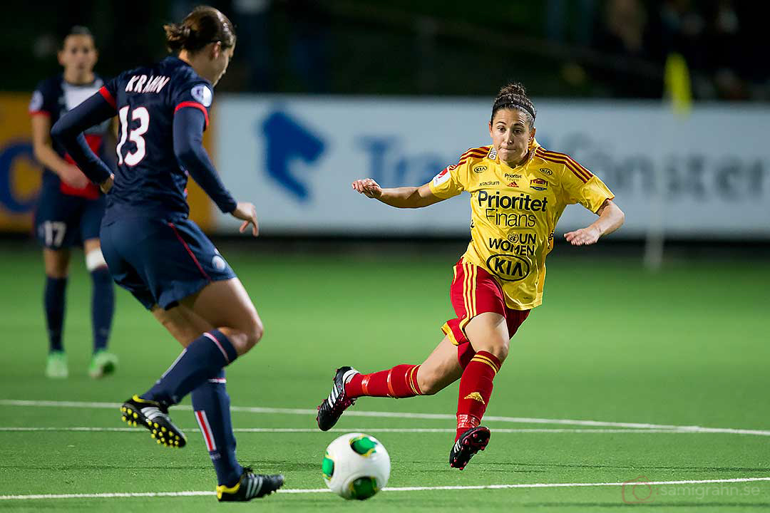 PSG Annike Berit Krahn och Tyresö Veronica Boquete Gladans