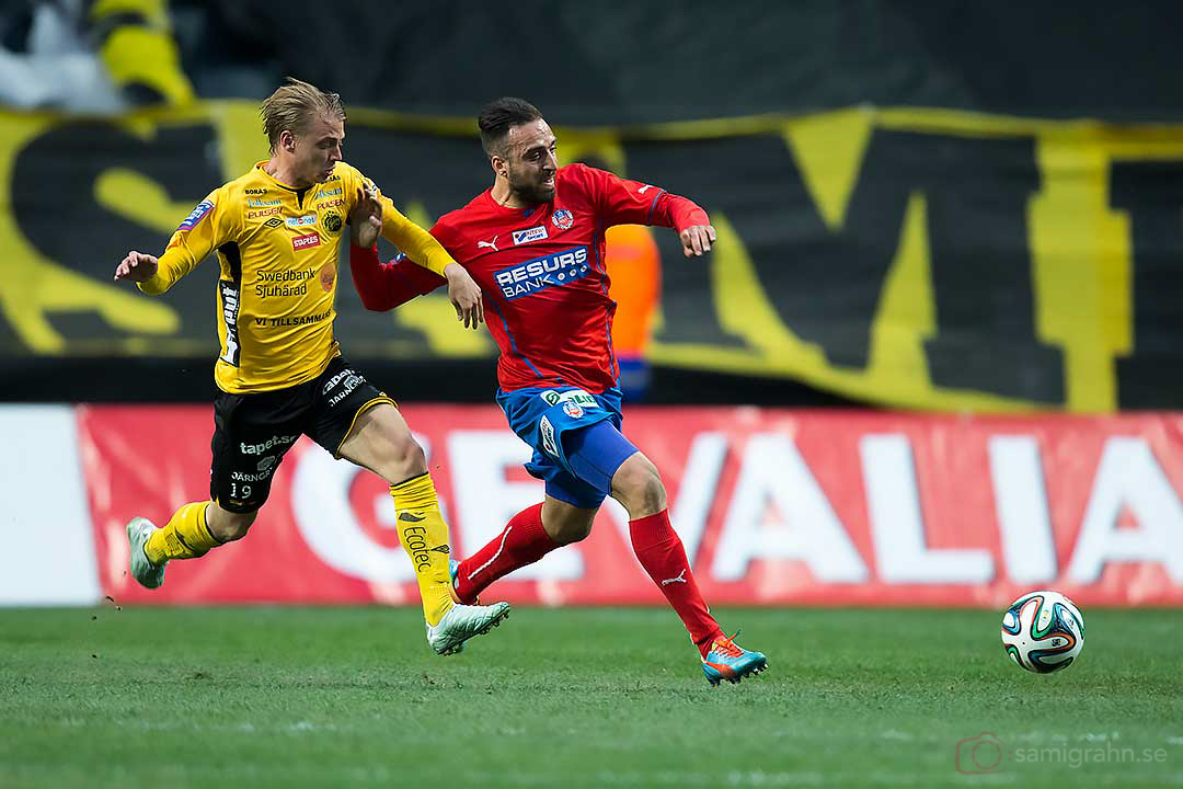 Elfsborg Simon Hedlund jagar Helsingborg Abdul Khalili 