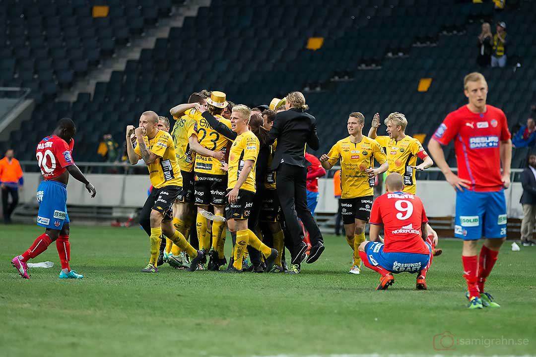 Elfsborg firar i guldhattar och Helsingborg deppar