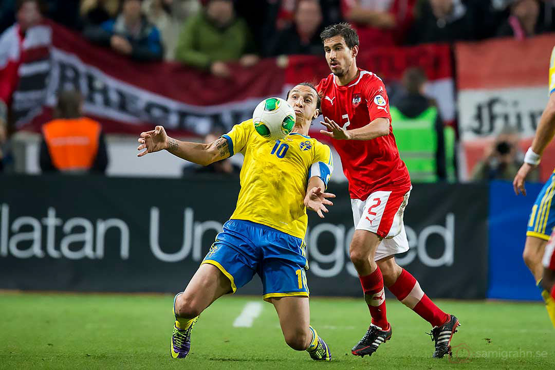 Sverige Zlatan Ibrahimovic och Österrike György Carics