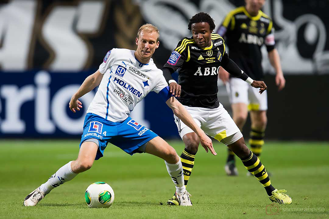 Norrköping Andreas Johansson och AIK Kennedy Igboananike