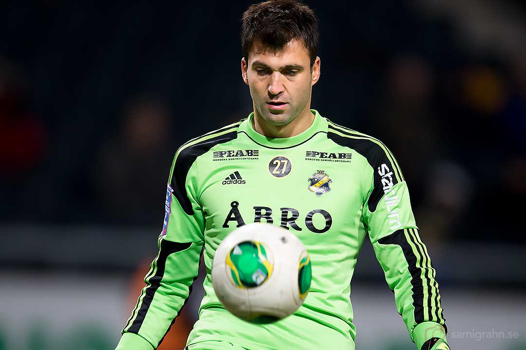 AIK målvakt Kyriakos Stamatopoulos