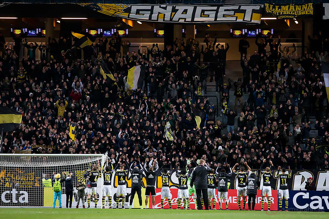 AIK tackar supportrarna för stödet