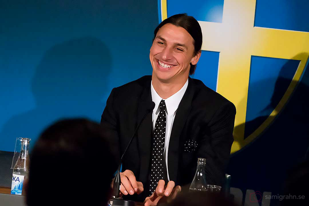 Sveriges lagkapten Zlatan Ibrahimovic