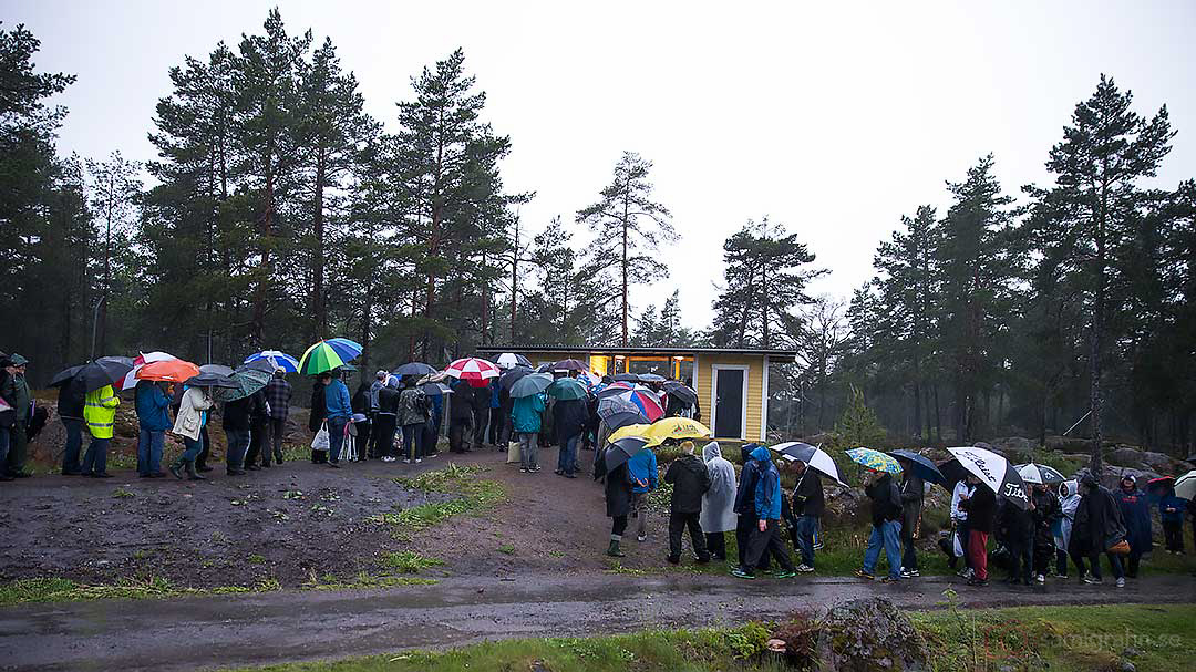 Publiken köade ut från Parken i Hallstavik