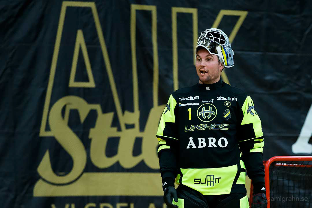 Landslagets och AIK:s målvakt Patrik Åman