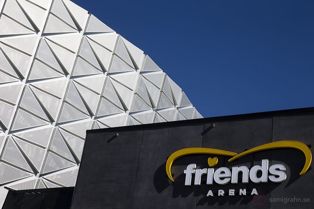 AIK tränar på Friends Arena